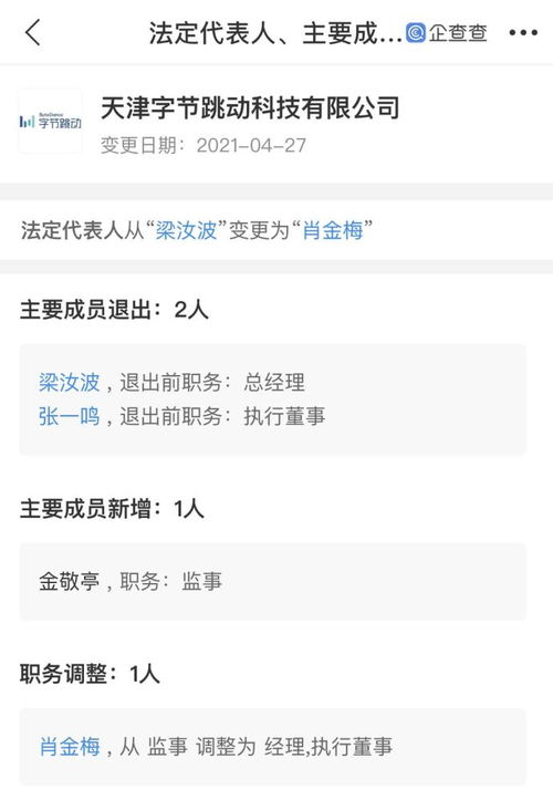 張一鳴與梁汝波退出天津字節(jié)跳動(dòng)科技，技術(shù)開發(fā)的接力棒將如何傳遞？